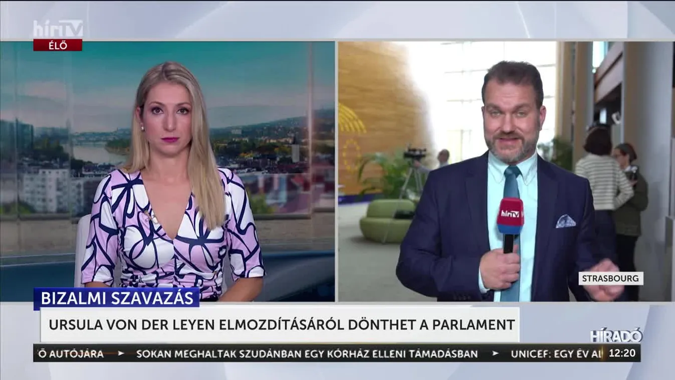 URSULA VON DER LEYEN ELMOZDÍTÁSÁRÓL DÖNTHET A PARLAMENT