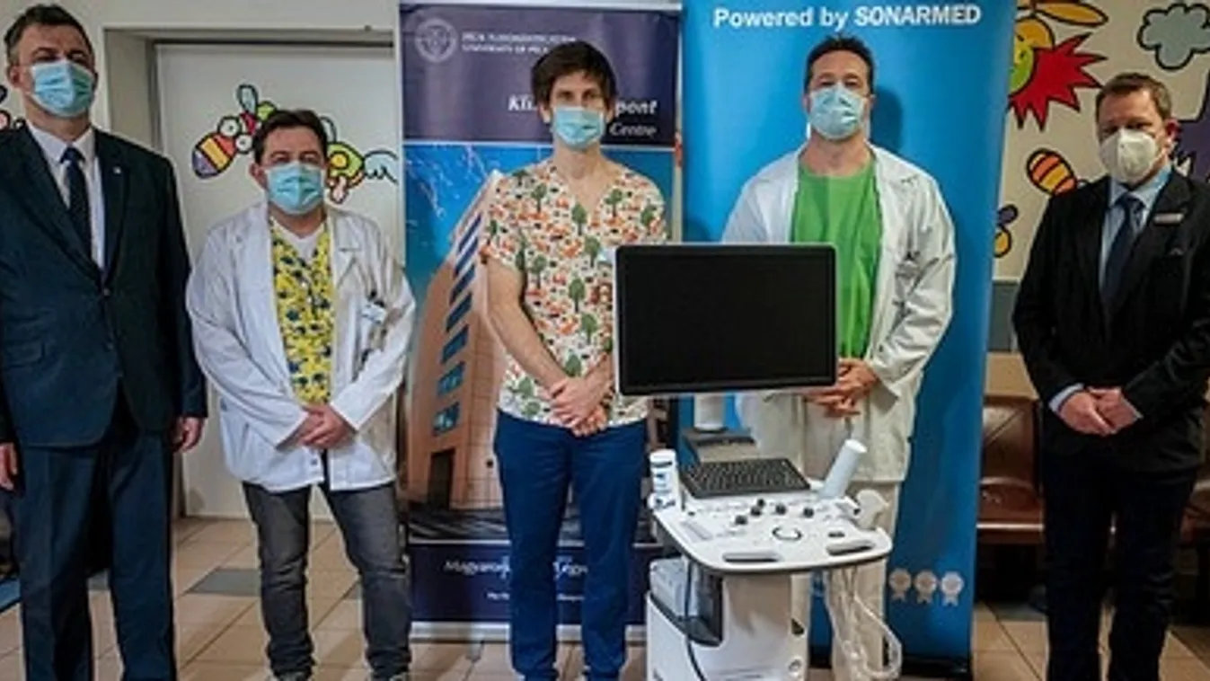 Modern ultrahang készülékkel gazdagodott a pécsi gyermekklinika