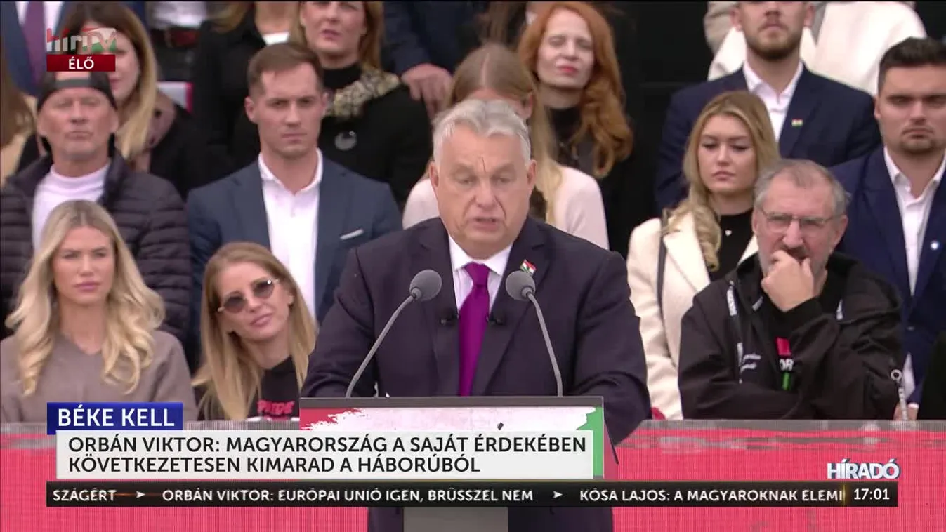 Orbán Viktor: Magyarország a saját érdekében következetesen kimarad a háborúból