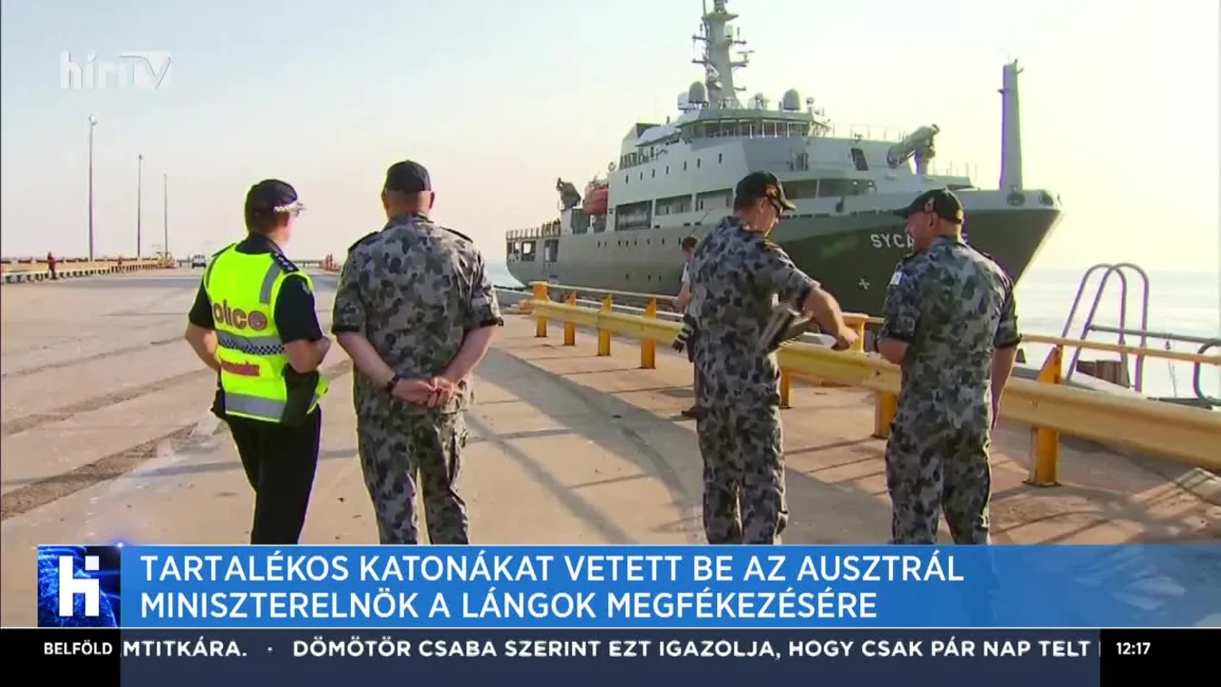 Tartalékos katonákat vetett be az ausztrál miniszterelnök a lángok megfékezésére