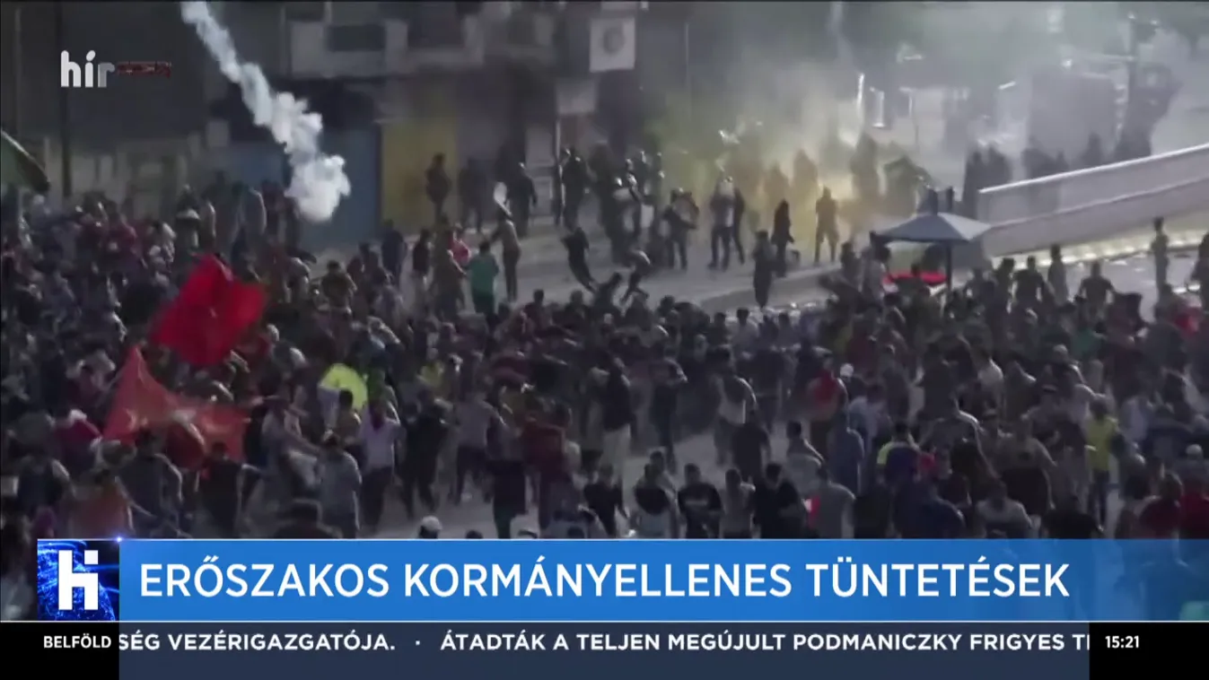 Tüntetőkre lőttek Bagdadban a biztonsági erők