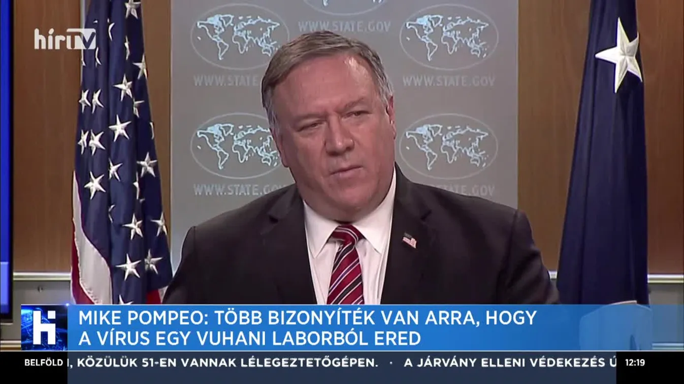 Mike Pompeo: Több bizonyíték van arra, hogy a vírus egy vuhani laborból ered