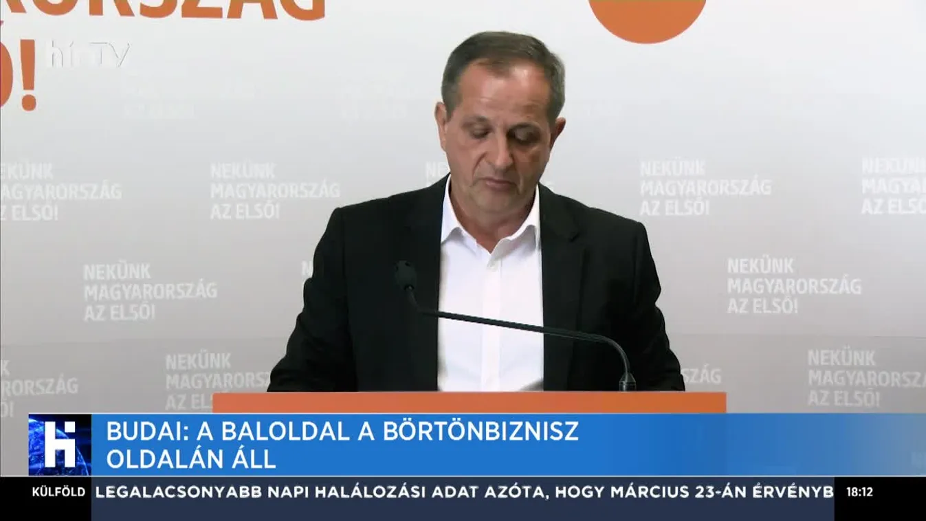 Budai: A baloldal a börtönbiznisz oldalán áll