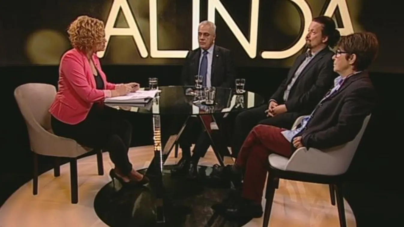 Alinda vendégei Csanádi Judit, M. Tóth Géza és dr. Darázs Lénárd