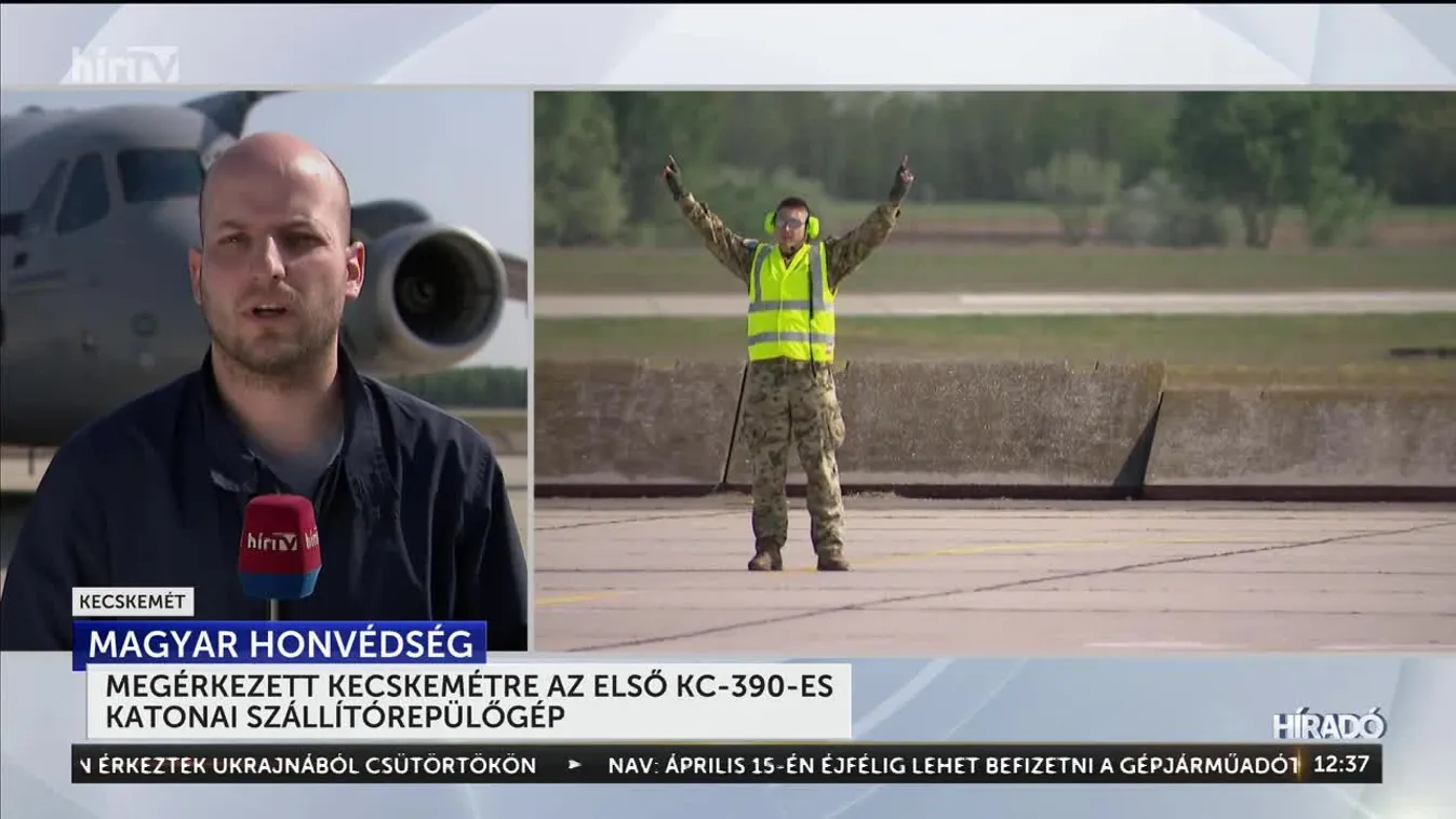 Megérkezett Kecskemétre az első KC-390-es katonai szállítórepülőgép + videó