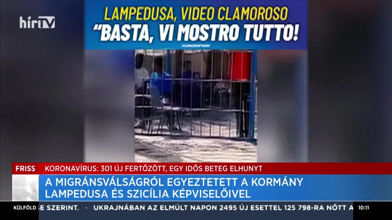 A migránsválságról egyeztetett a kormány Lampedusa és Szicília képviselőivel