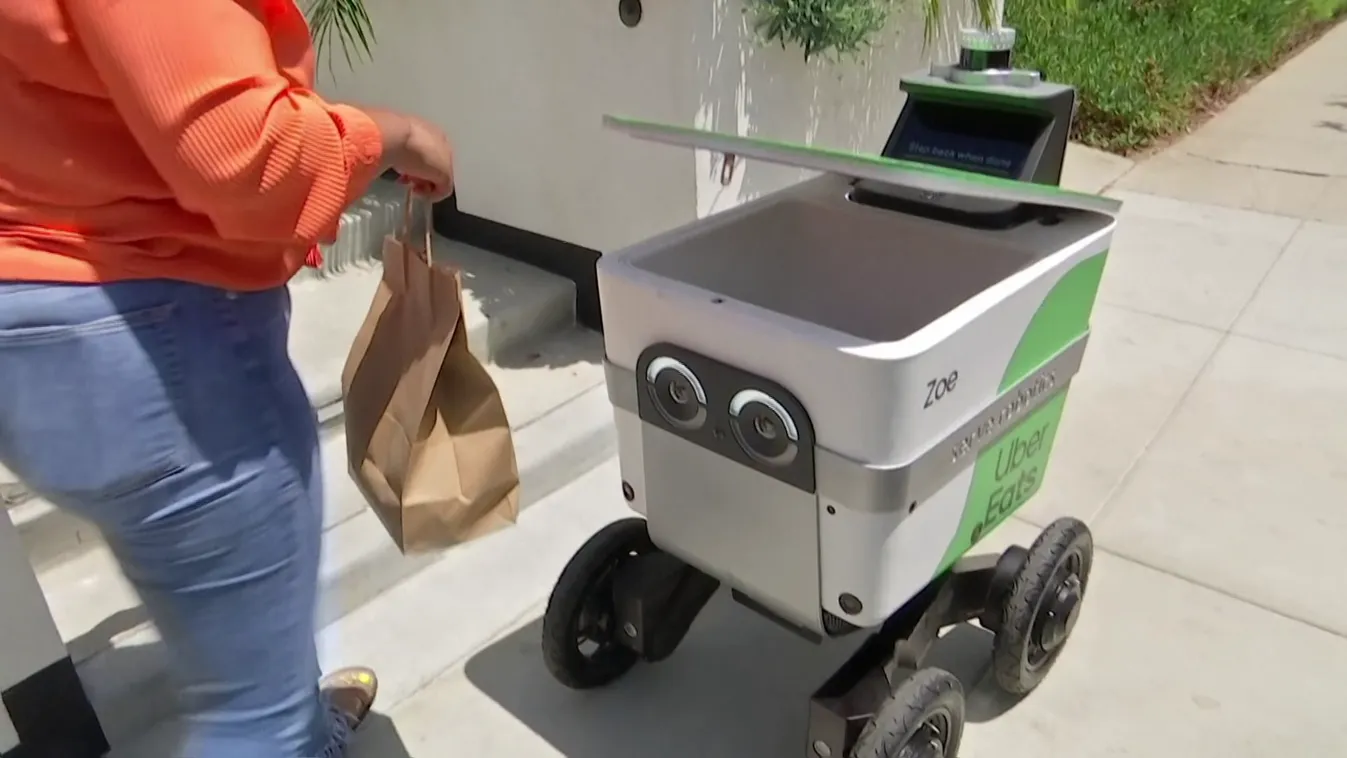 Robotfutárokkal szállít Kaliforniában az Uber