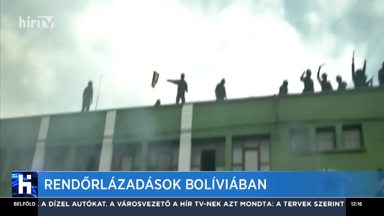 Rendőrlázadások Bolíviában