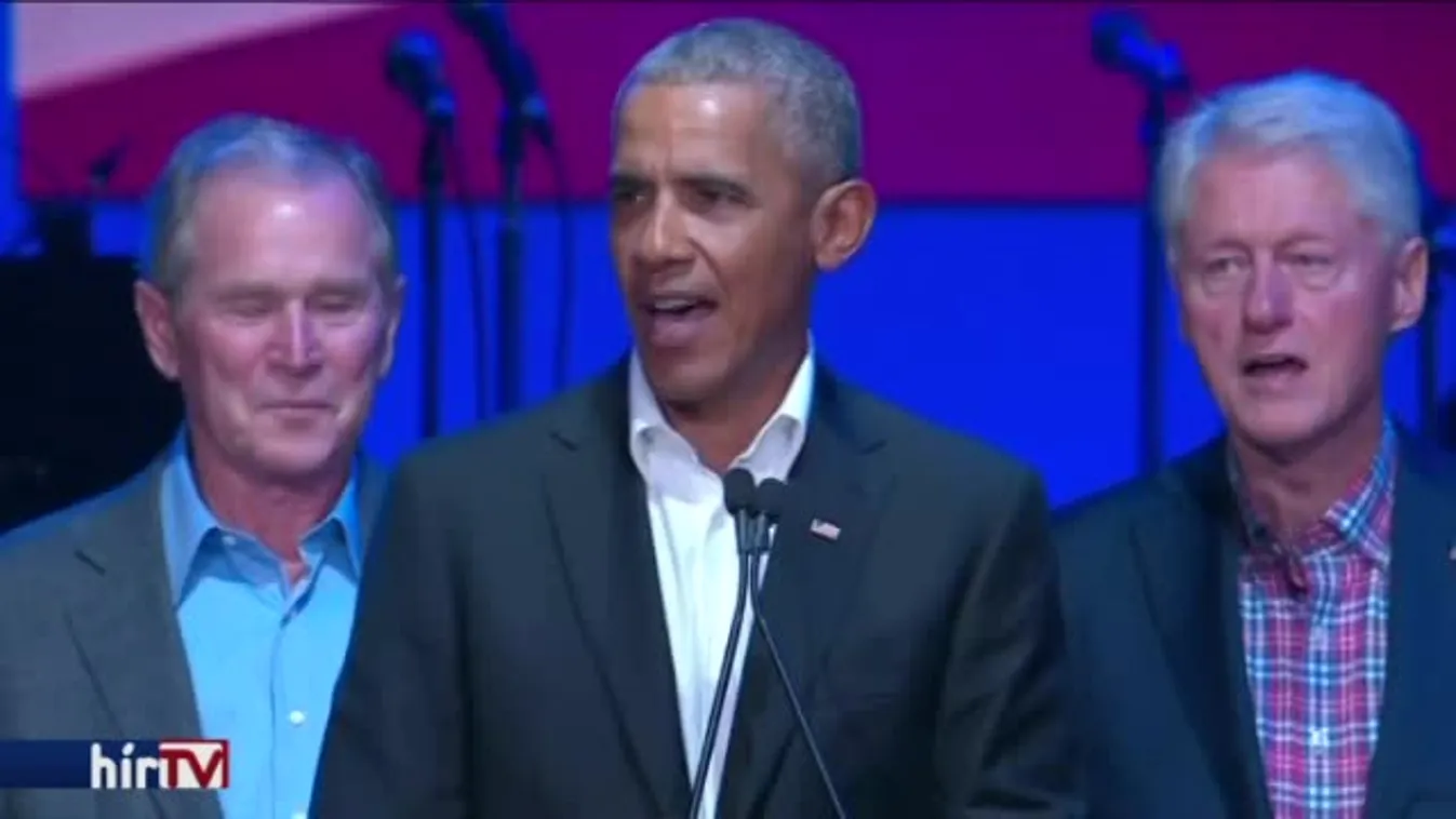 Öt korábbi elnök gyűjtött a hurrikánkárosultaknak