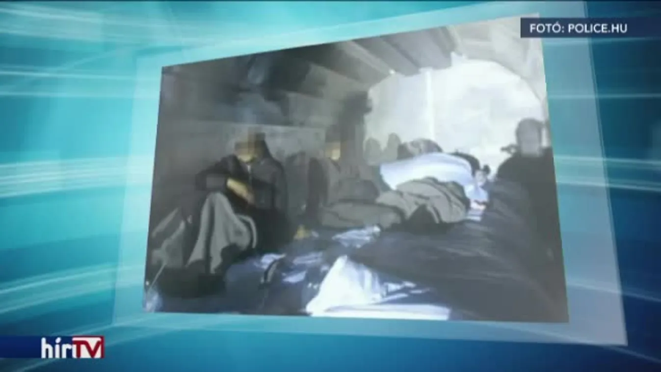 Migránsok bújtak el a vagonokban