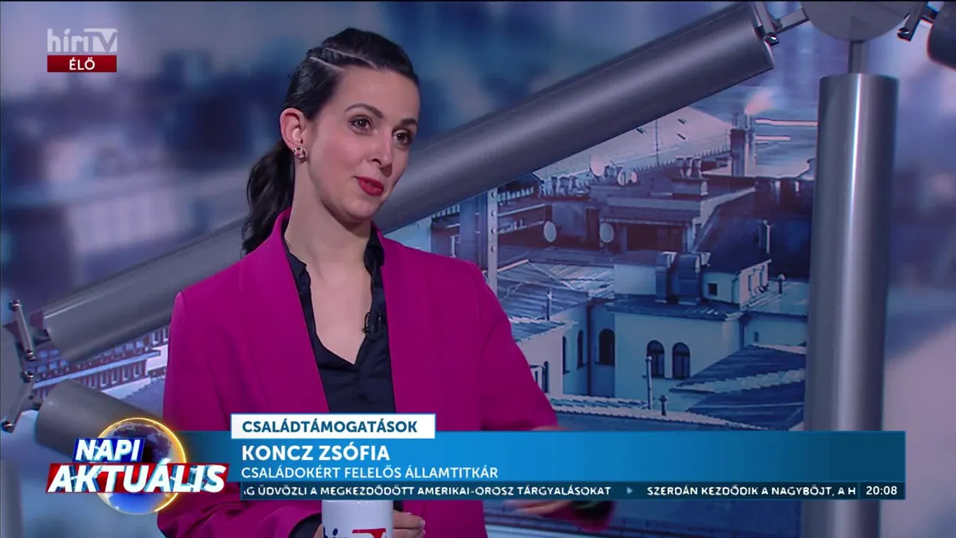 Napi aktuális - Koncz Zsófia: a családi adókedvezmény havi összege a másfélszeresére növekszik + videó
