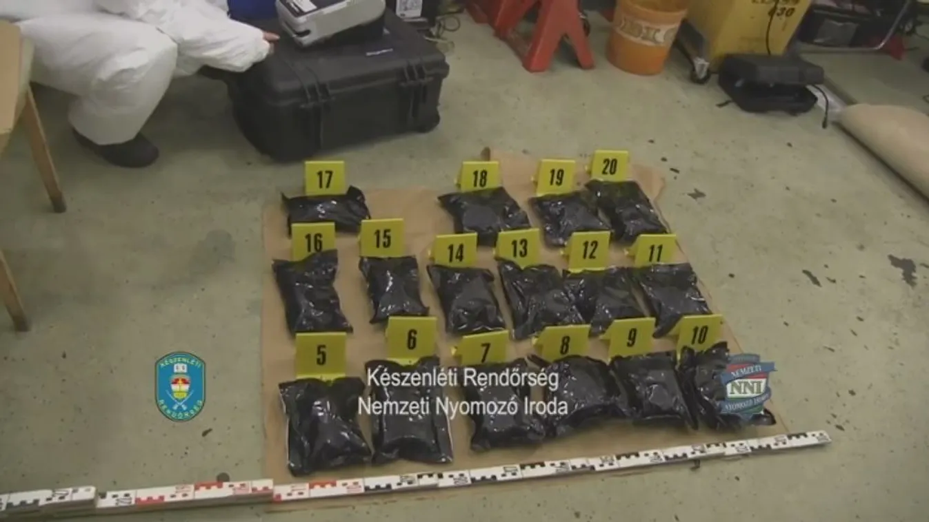 Közel negyvenmilliós drogfogás Hegyeshalomnál
