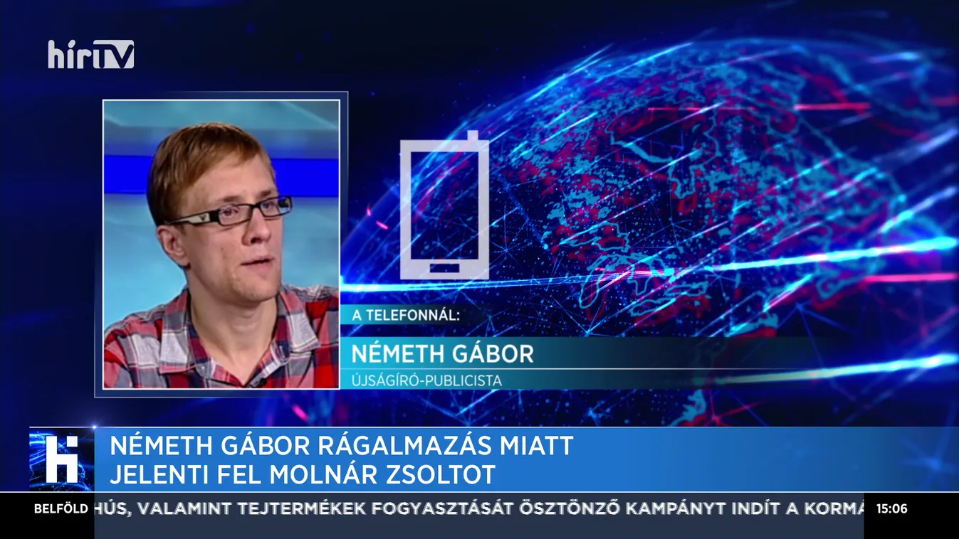 Németh Gábor rágalmazás miatt jelenti fel Molnár Zsoltot