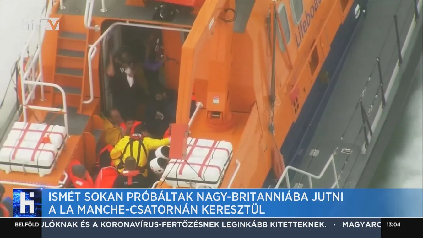 Ismét sokan próbáltak Nagy-Britanniába jutni a La Manche-csatornán keresztül