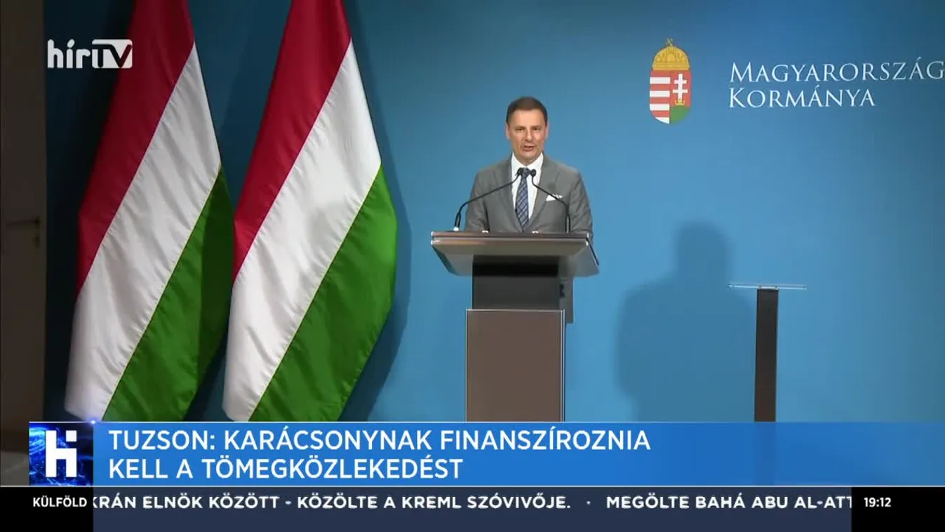 Tuzson: Karácsonynak finanszíroznia kell a közlekedést
