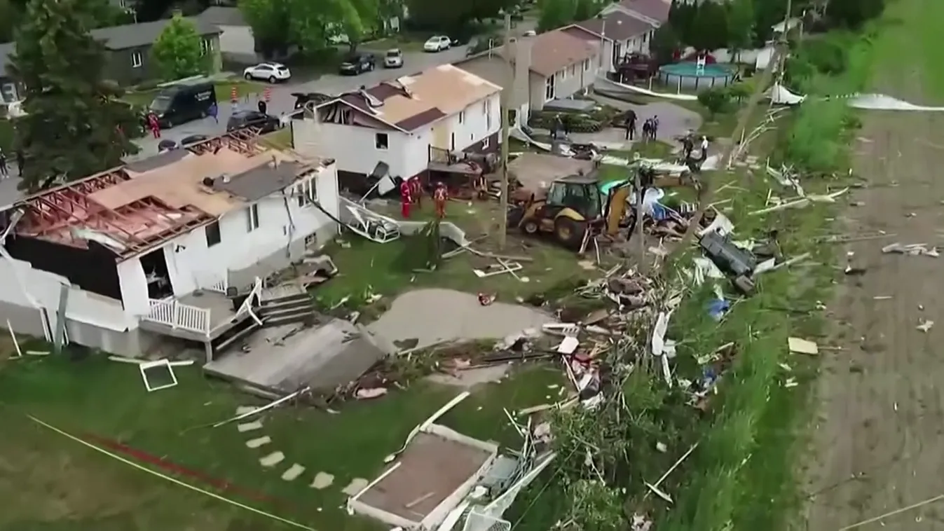 Tornádó pusztított Kanadában