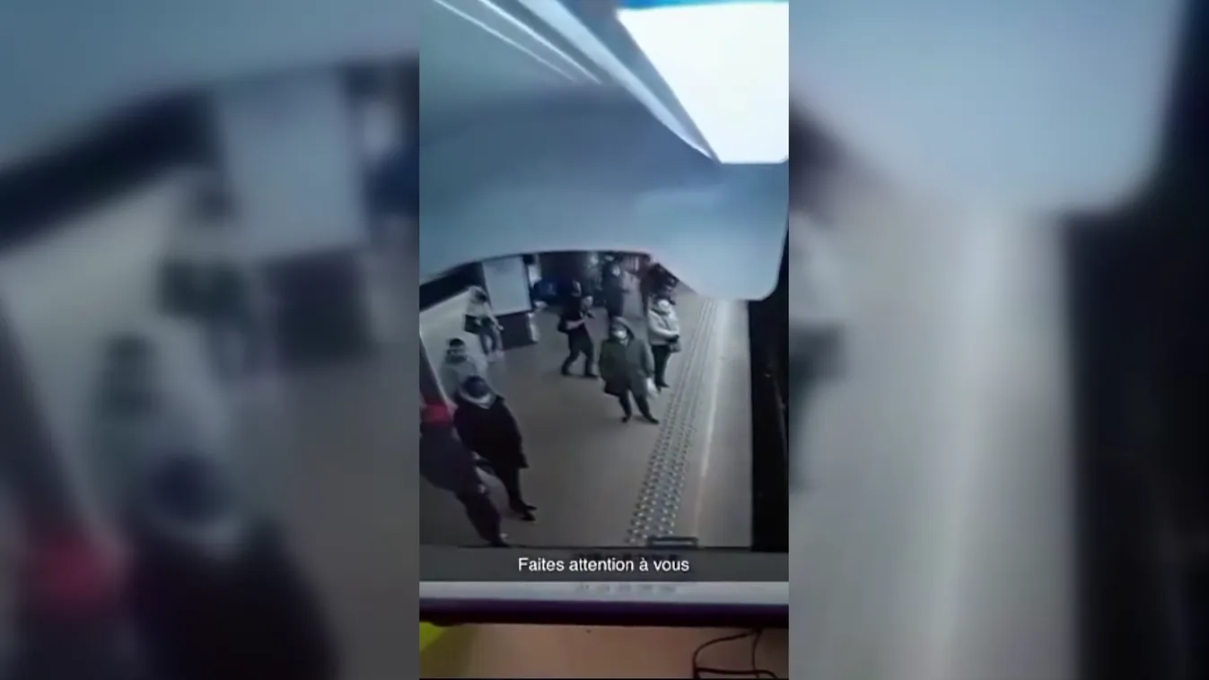 Metró elé lökött egy nőt egy férfi Brüsszelben