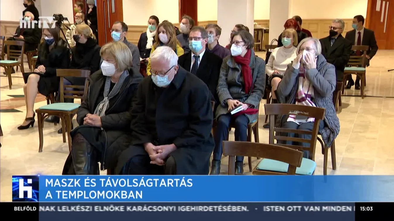 Maszk és távolságtartás a templomokban