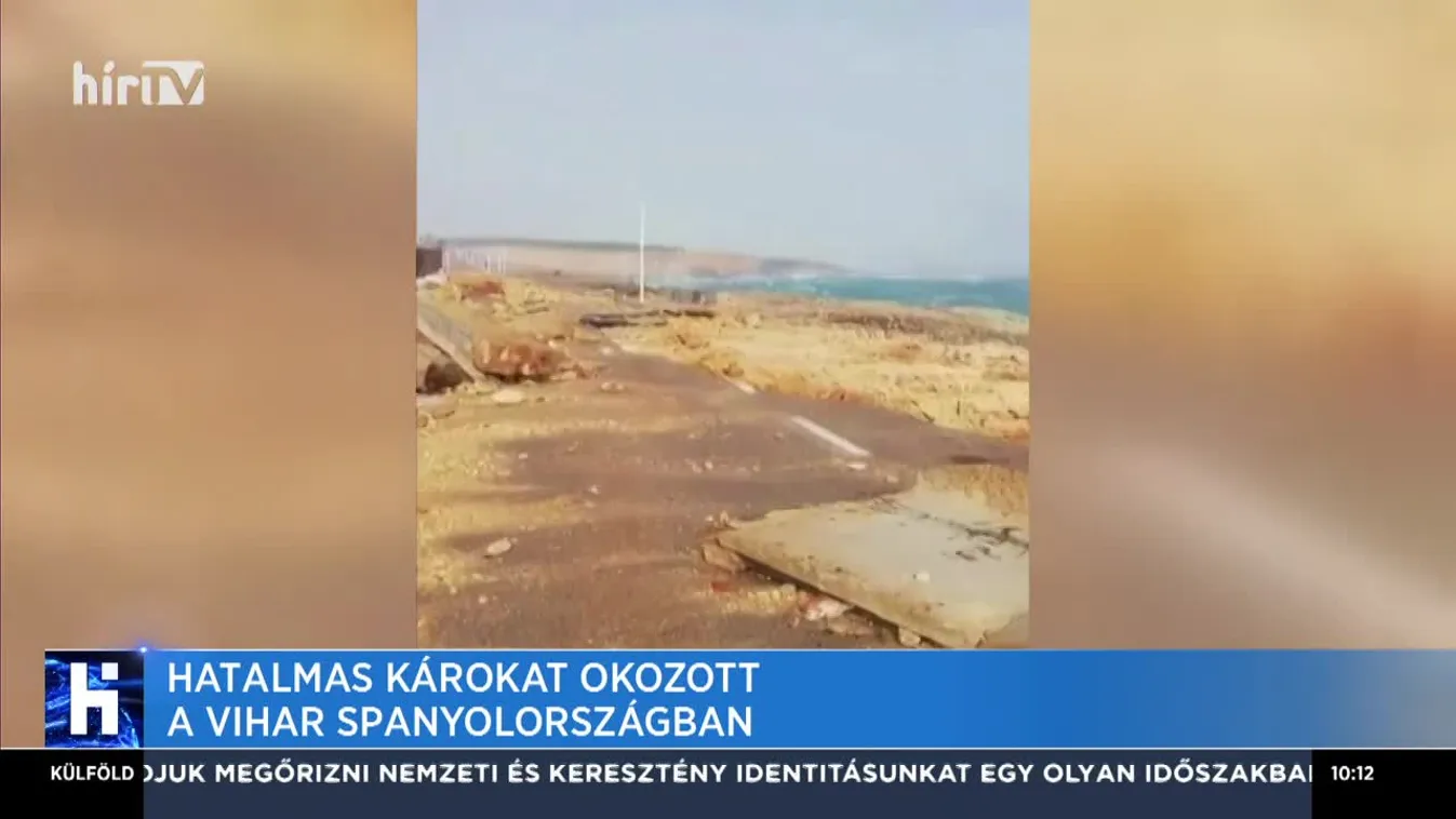 Hatalmas károkat okozott a vihar Spanyolországban