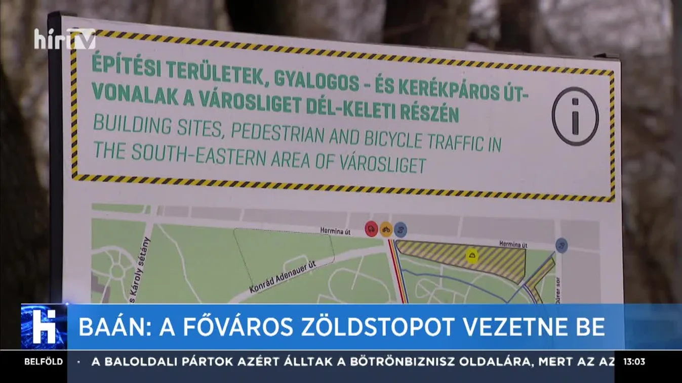 Baán László: A főváros zöldstopot rendelt el a Városligetben