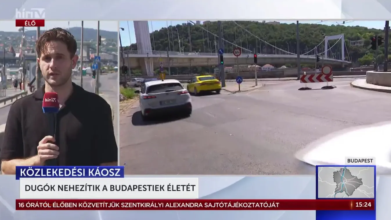 Dugók nehezítik a budapestiek életét + videó