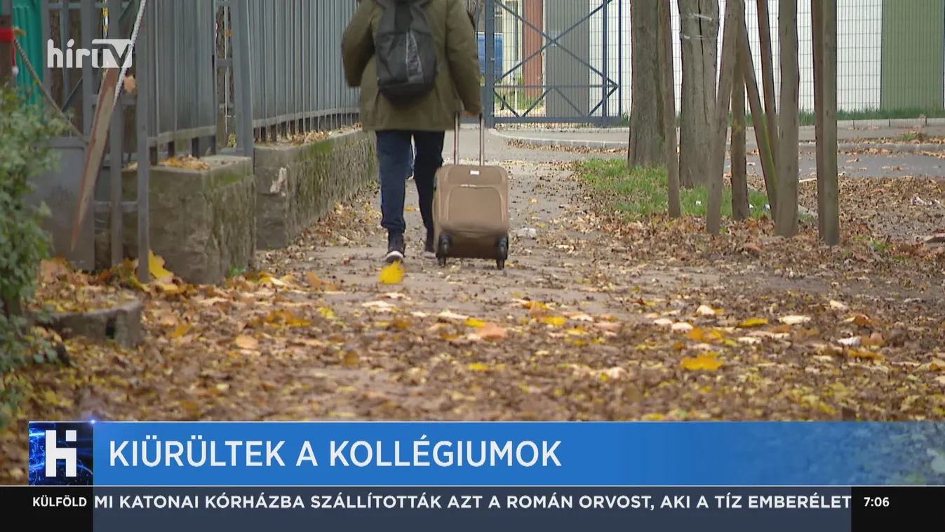 Kiürültek a kollégiumok