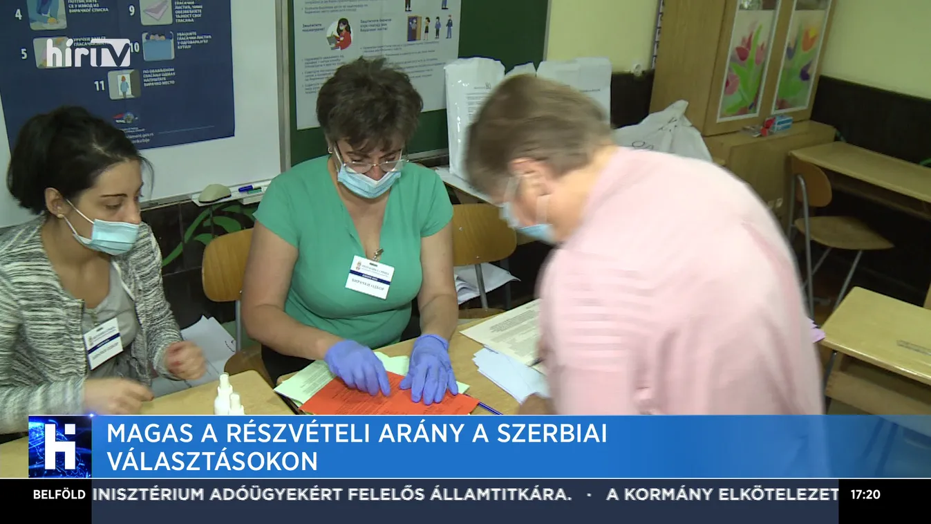 Magas a részvételi arány a szerbiai választásokon