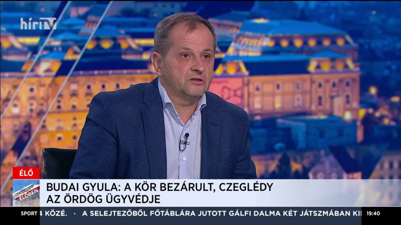 Budai Gyula: Nem meglepetés, hogy Czeglédy az ördög ügyvédje