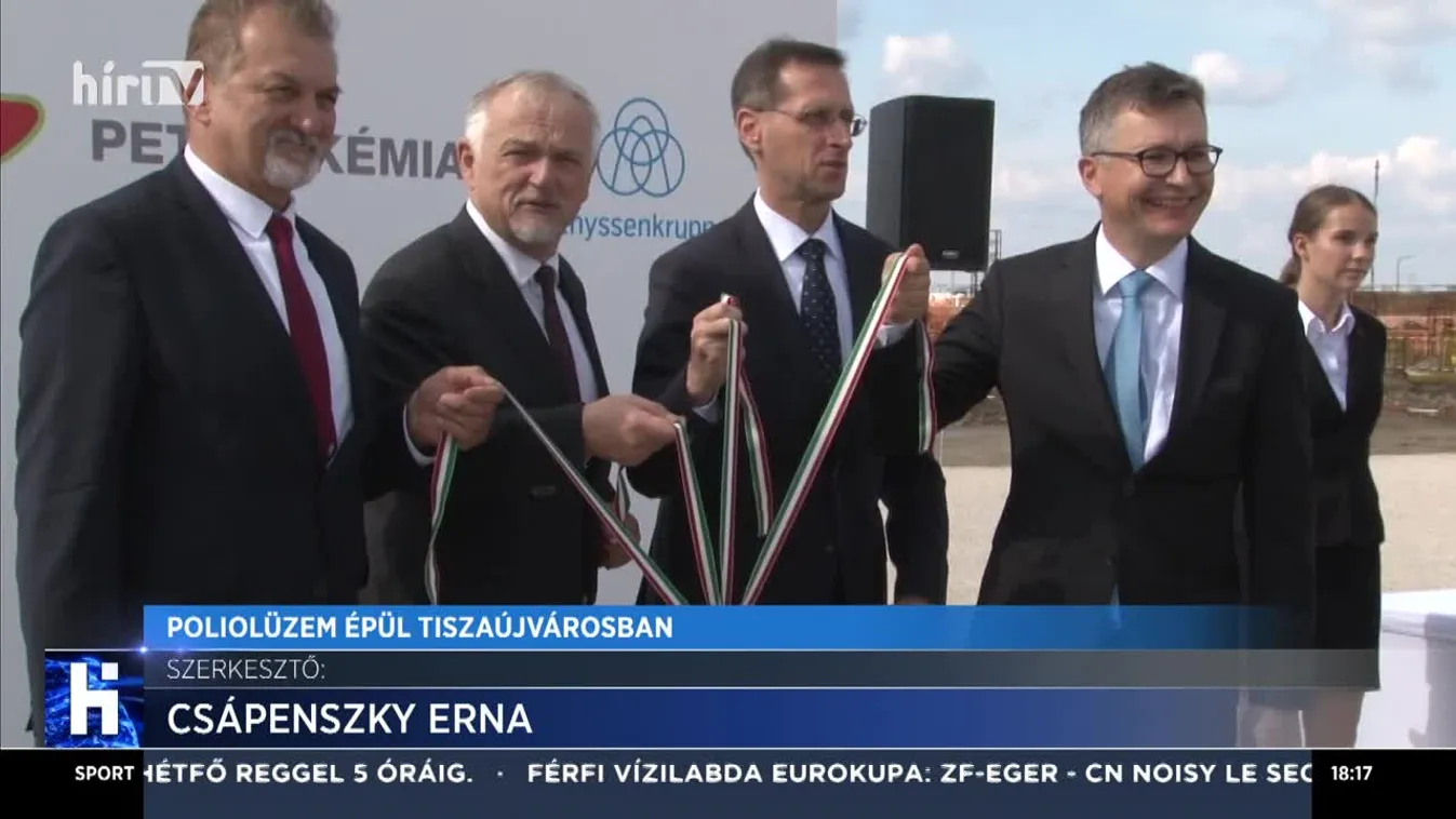 Varga Mihály: a Mol poliol-üzeme az ország legnagyobb magyar hátterű beruházása