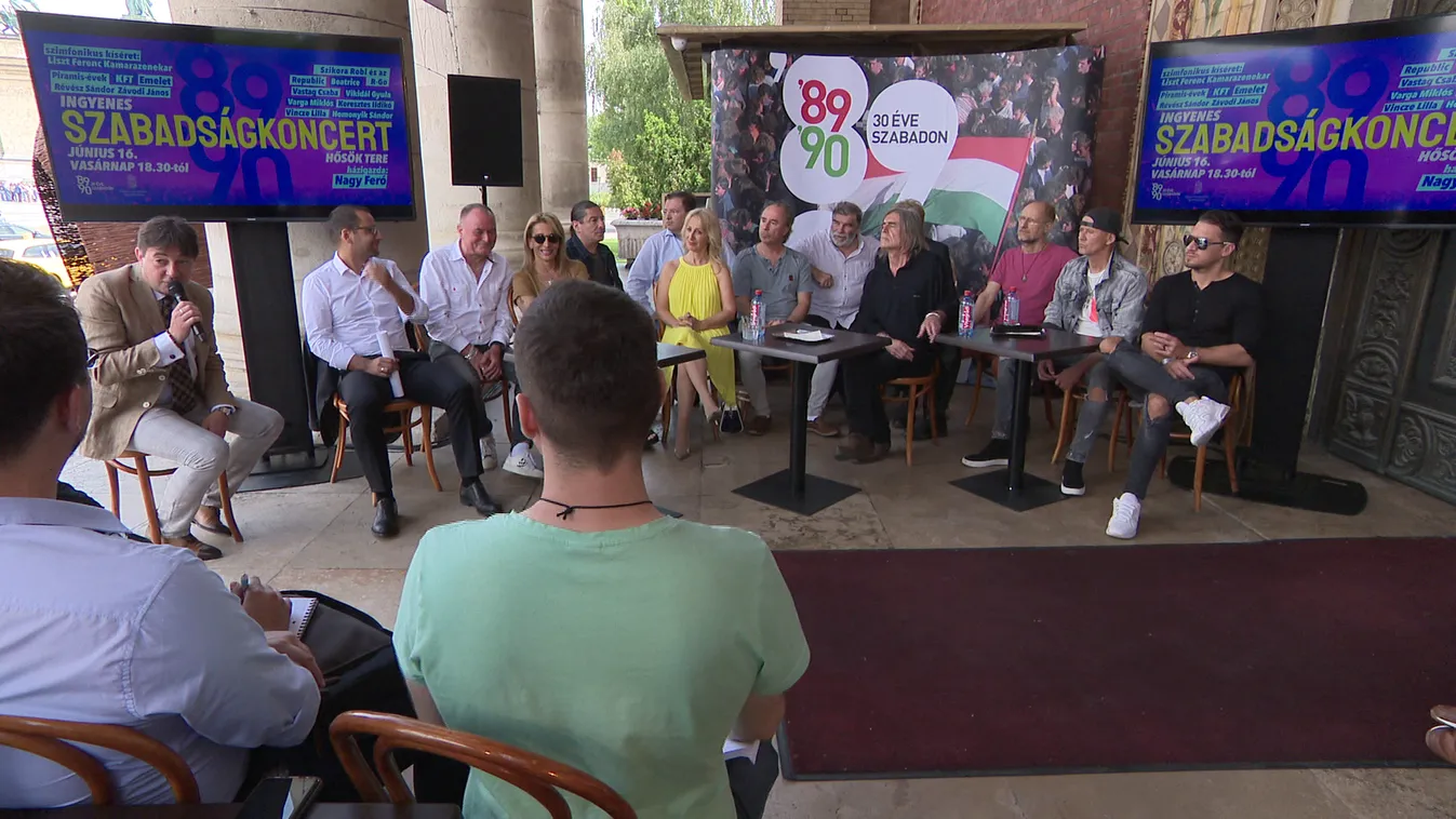 Szabadságkoncertet rendeznek a Hősök terén a rendszerváltoztatás 30. évfordulójára
