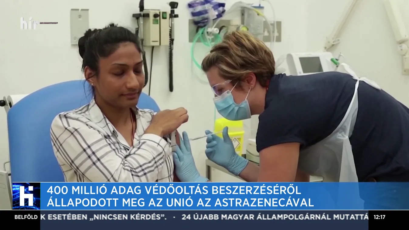 400 millió adag védőoltás beszerzéséről állapodott meg az Unió az Astrazenecával