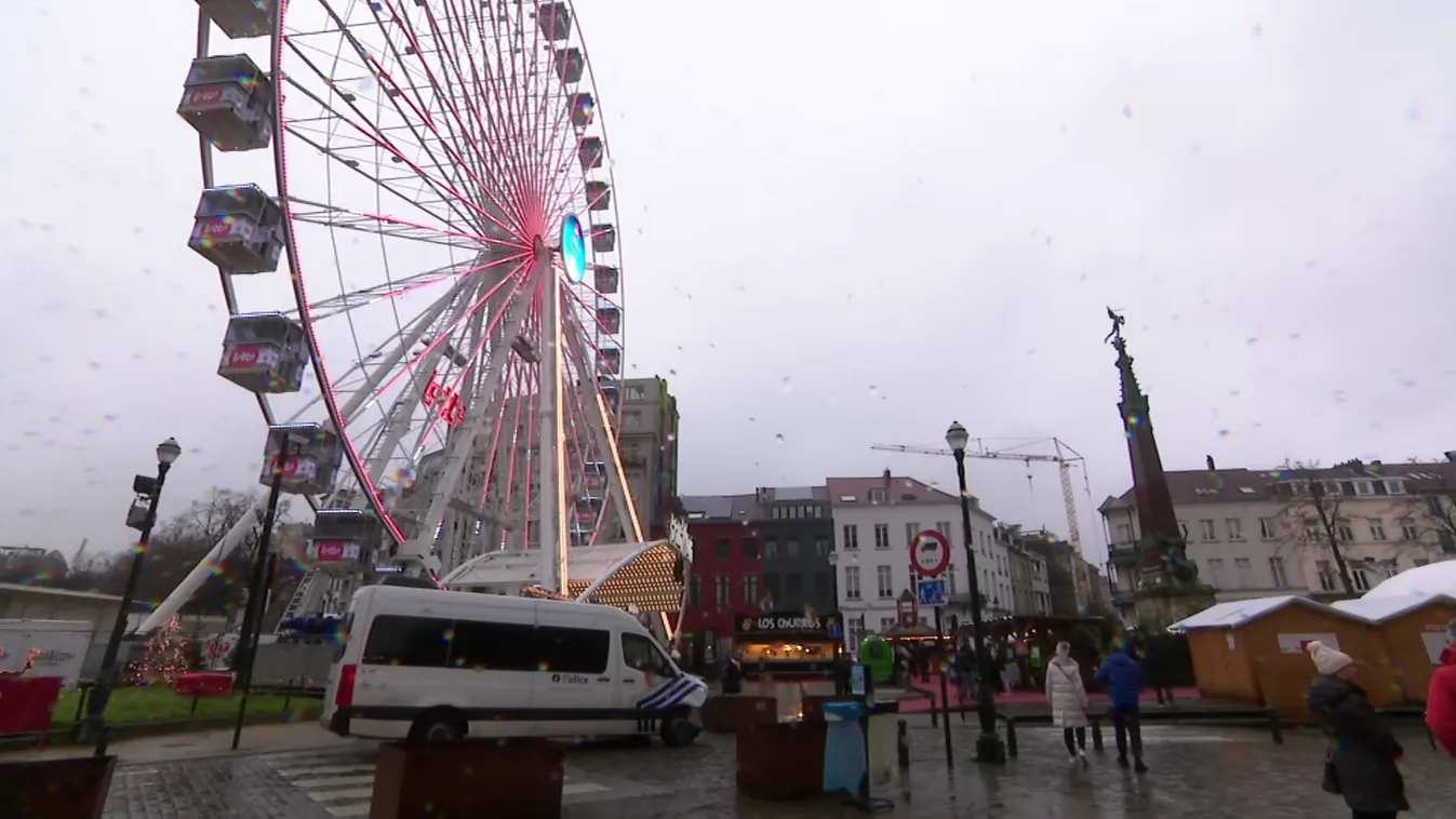 Karácsonyi vásárok és terrorkészültség Belgiumban + videó