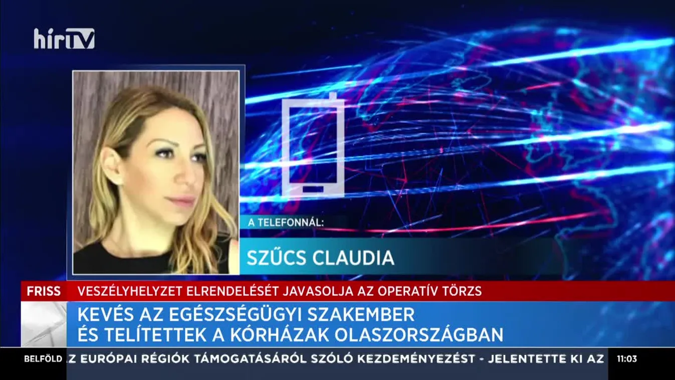 Kevés az egészségügyi szakember és telítettek a kórházak Olaszországban