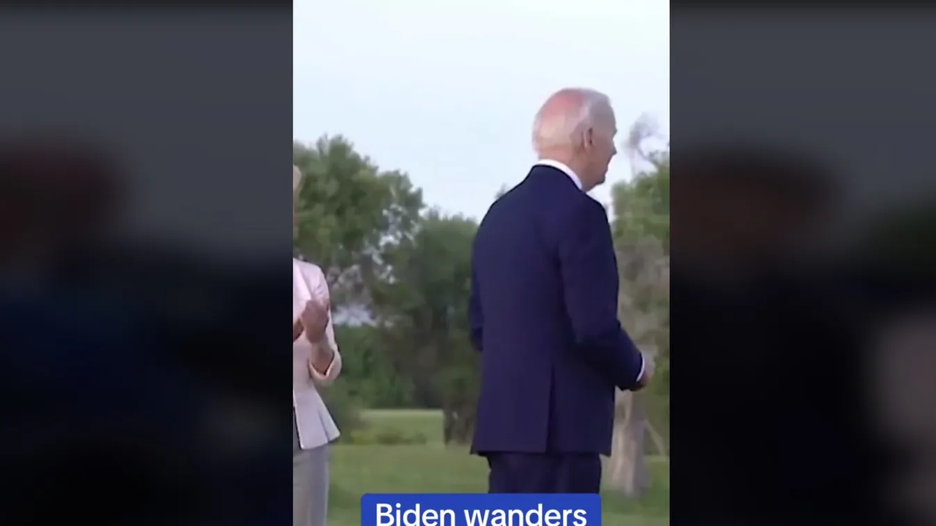 Meloni irányba állította Bident a G7-csúcstalálkozón + videó