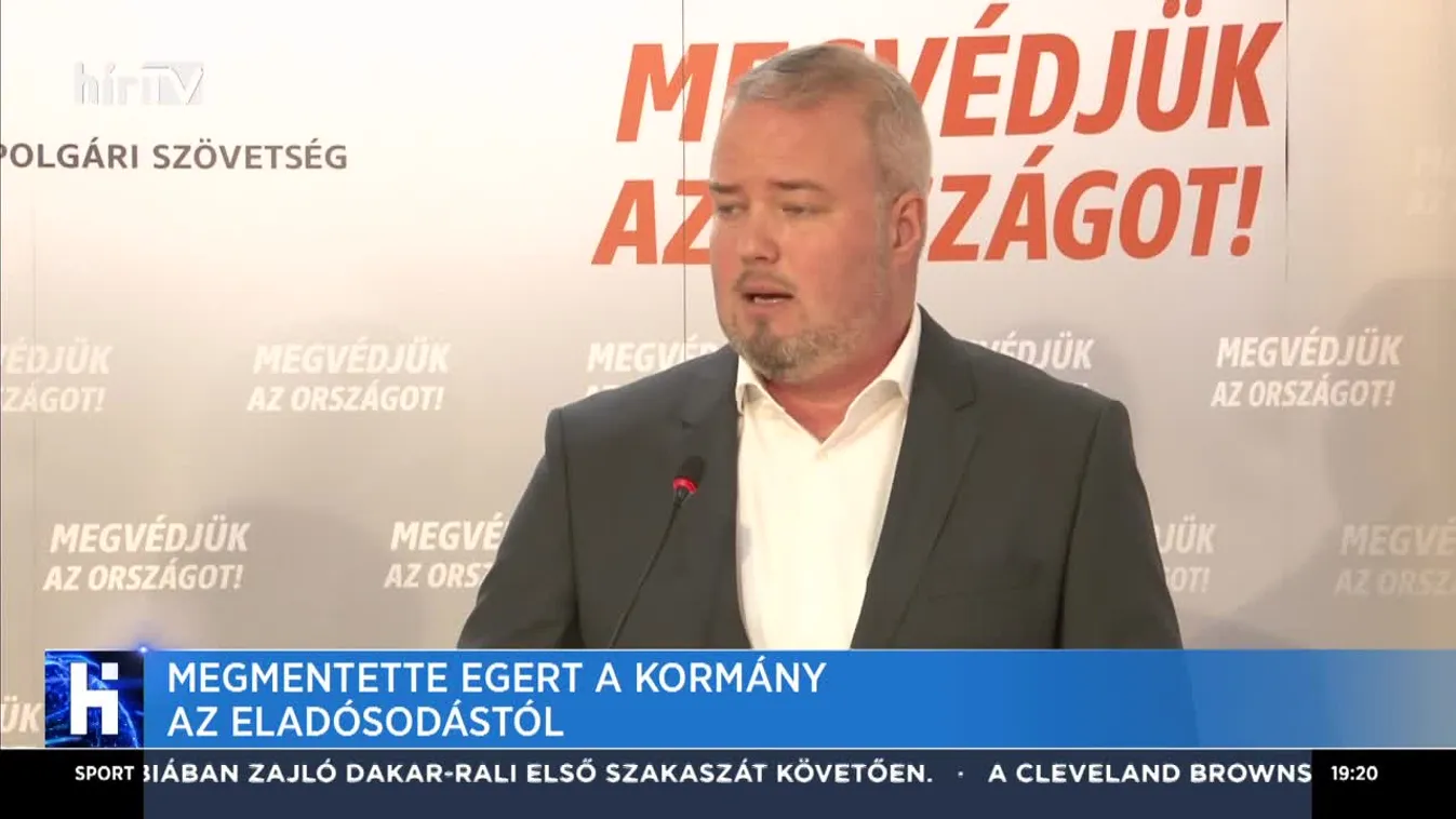 Megmentette Egert a kormány az eladósodástól