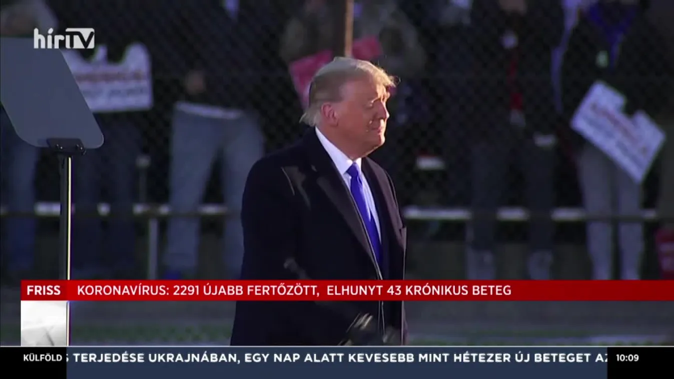 Trump: Gazdasági fellendülést és vírus elleni vakcinát ígért