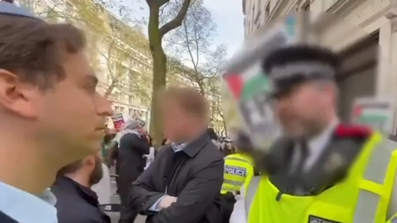 Részlet egy párbeszédből Londonban: „maga megzavarja a békét, mert nyíltan zsidó” + videó