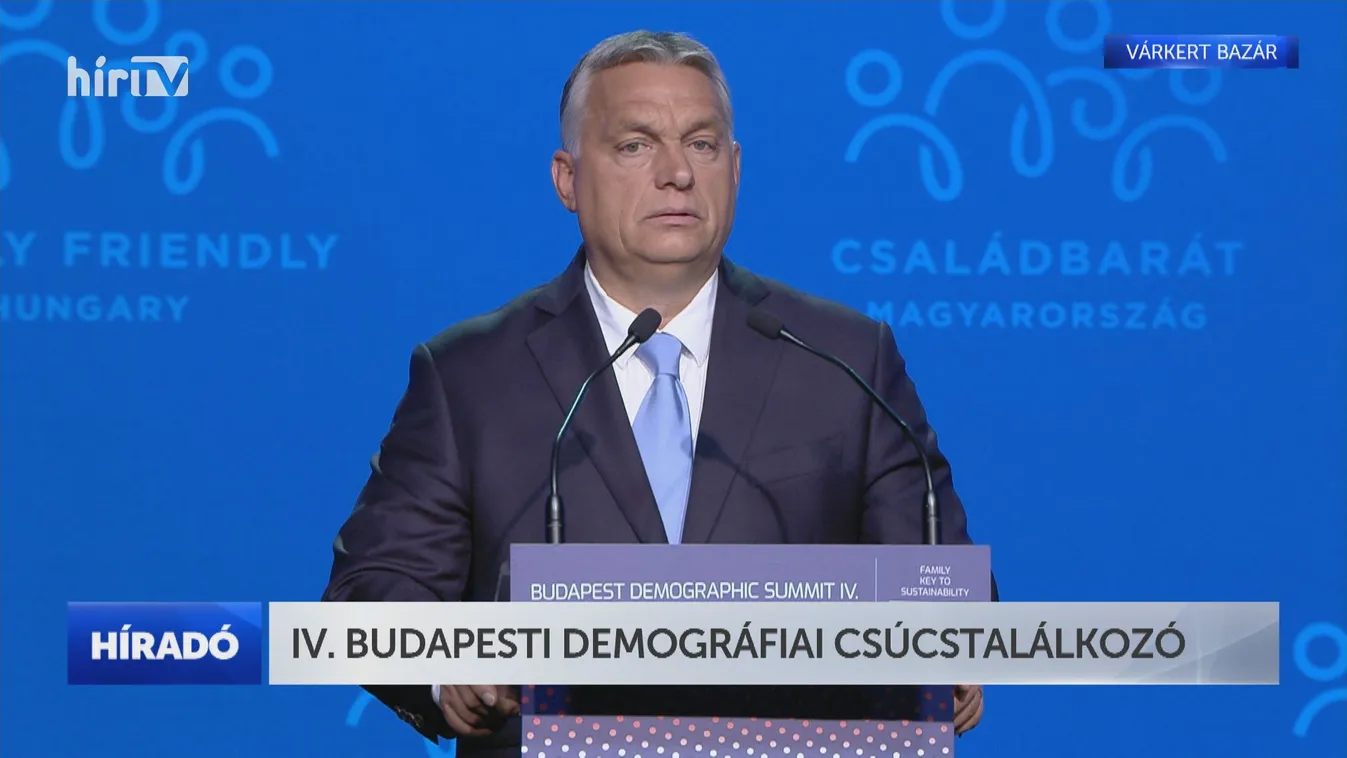 Orbán Viktor: Az államnak segítenie kell a családokat