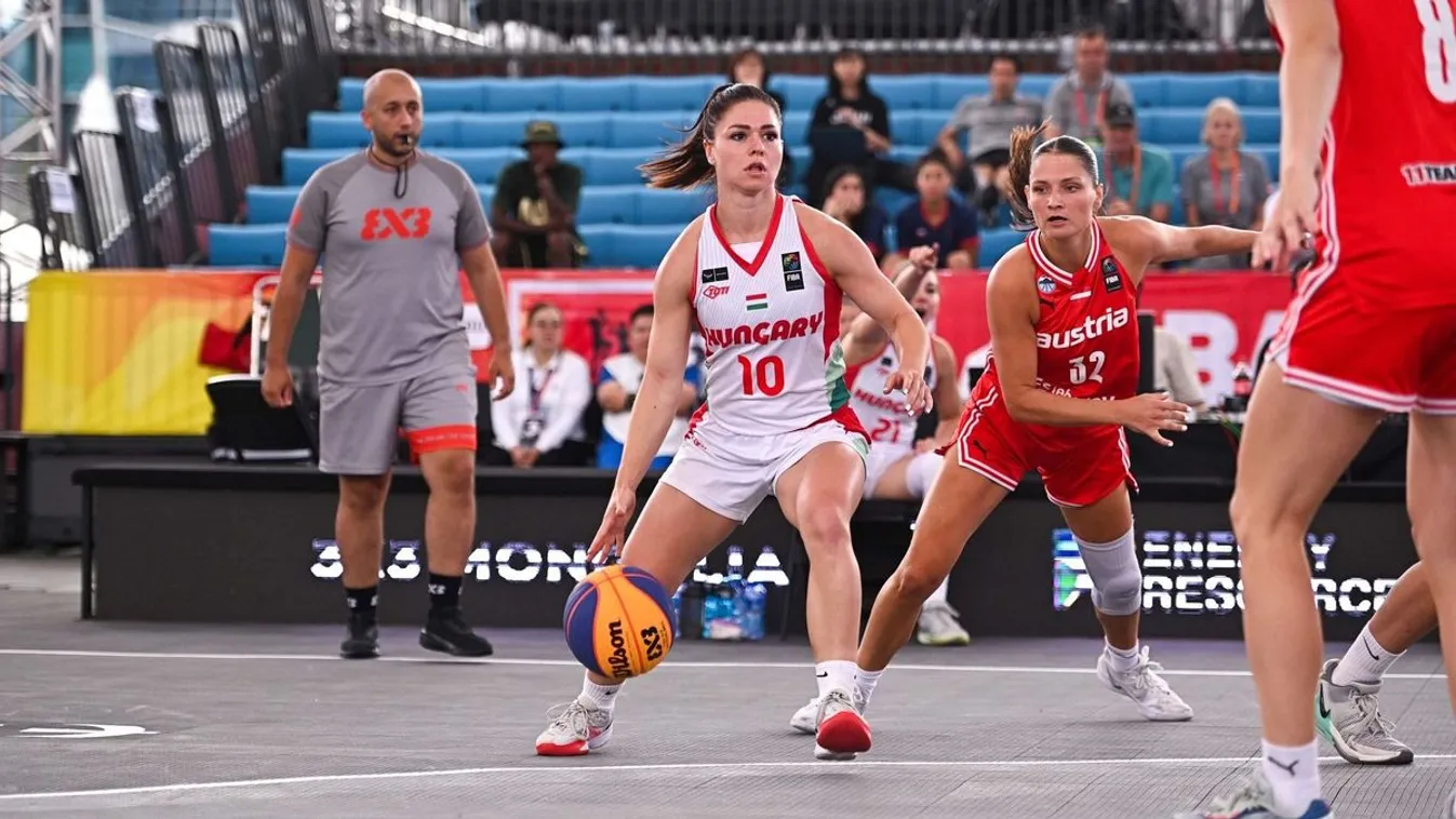 A magyar csapat legyőzte a kanadai együttest a 3x3-as női kosárlabda vb-n