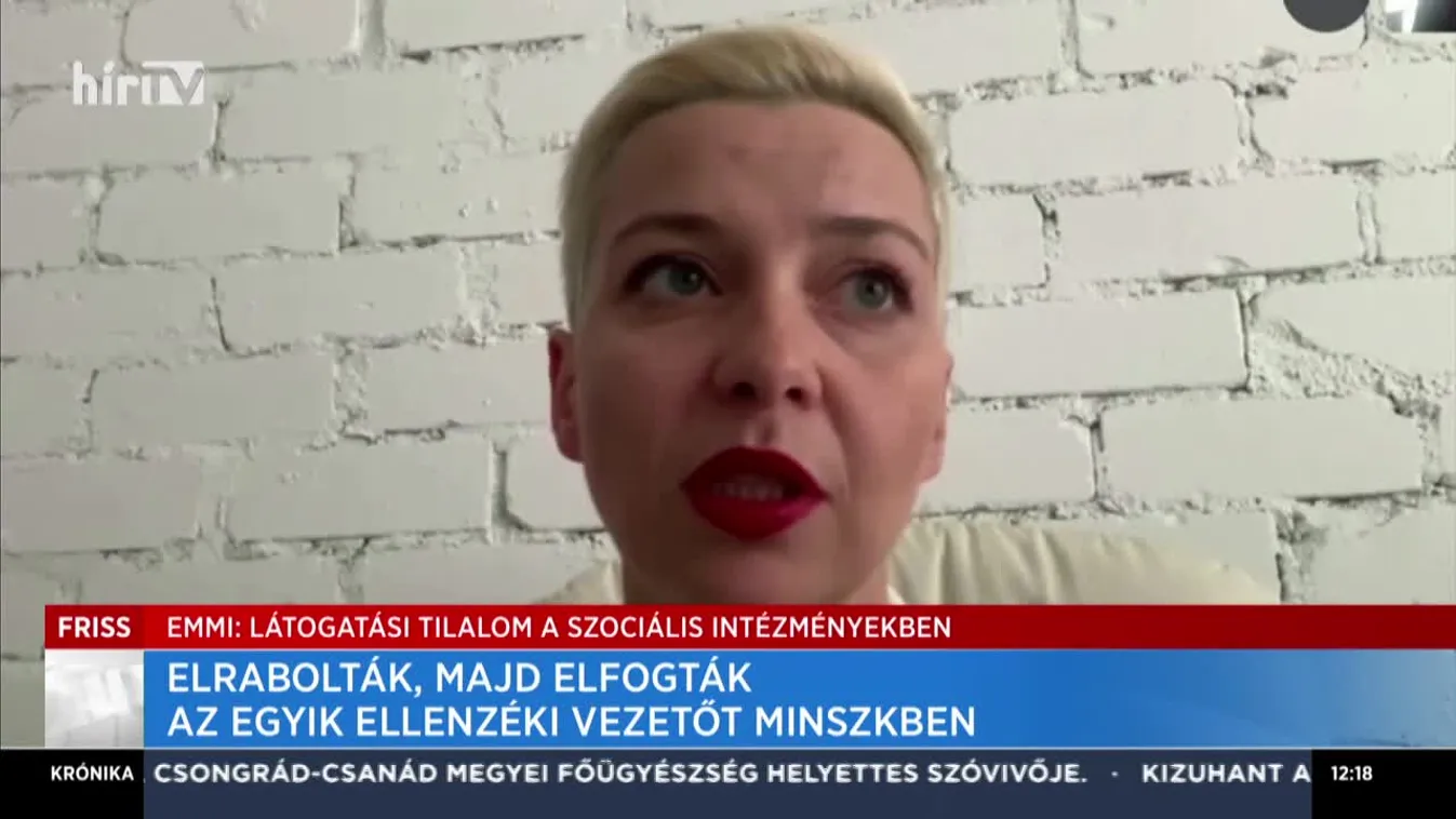 Elrabolták, majd elfogták az egyik ellenzéki vezetőt Minszkben