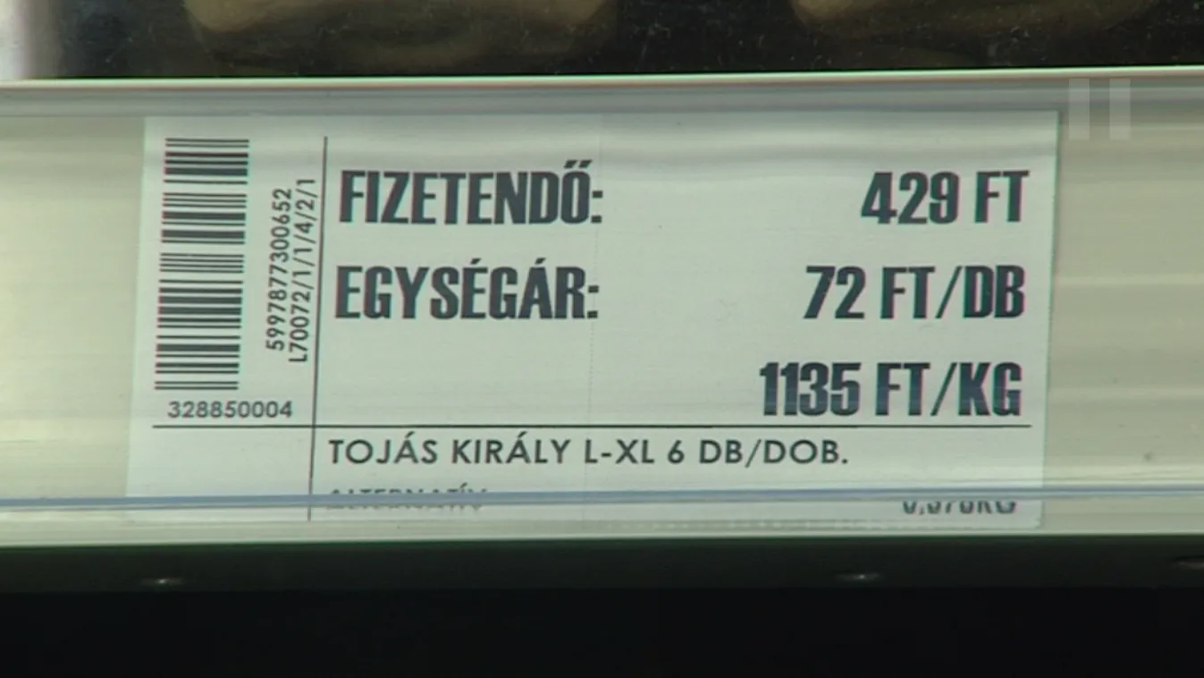 Az áfacsökkentés ellenére durván drágult a tojás és a vaj