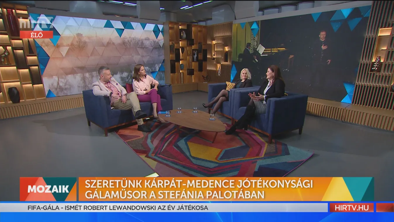 Mozaik - Szeretünk Kárpát-medence jótékonysági gálaműsor a Stefánia Palótában