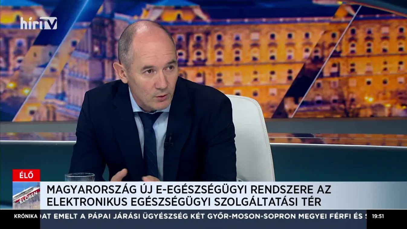 Szabó Bálint: Rengeteg előnye van az Egészségügyi Elektronikus Szolgáltatási Térnek