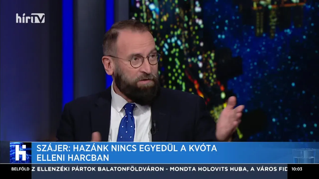 Szájer: Hazánk nincs egyedül a kvóta elleni harcban