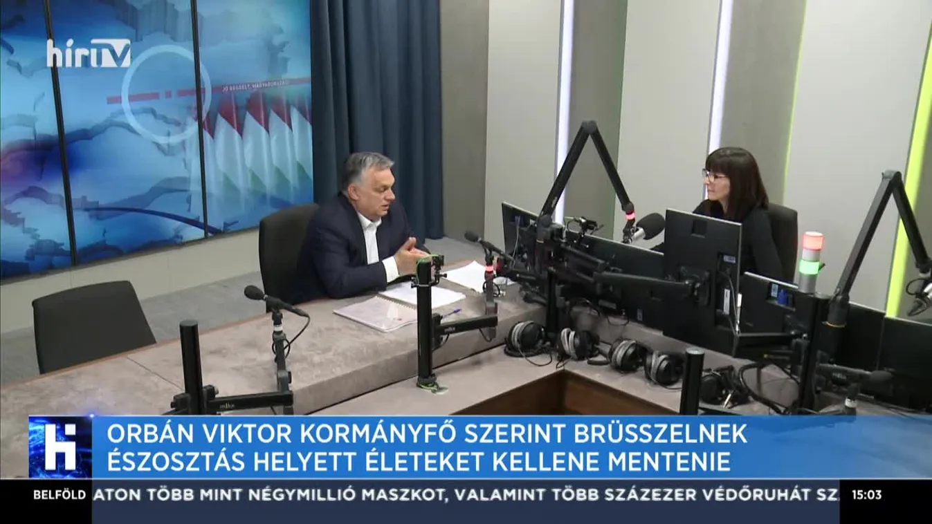 Orbán Viktor kormányfő szerint Brüsszelnek észosztás helyett emberéleteket kellene menteni