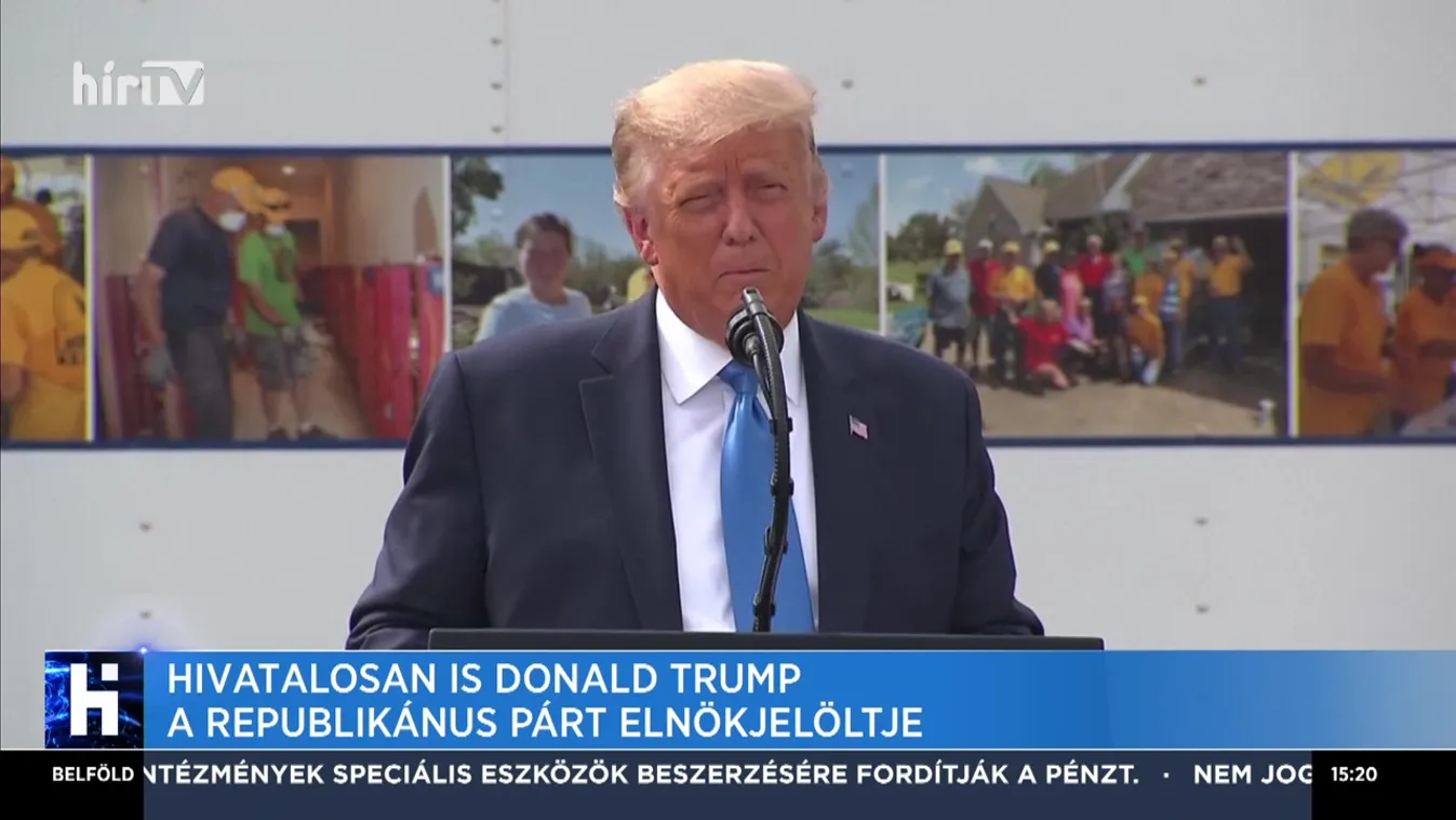 Hivatalosan is Donald Trump a Republikánus Párt elnökjelöltje