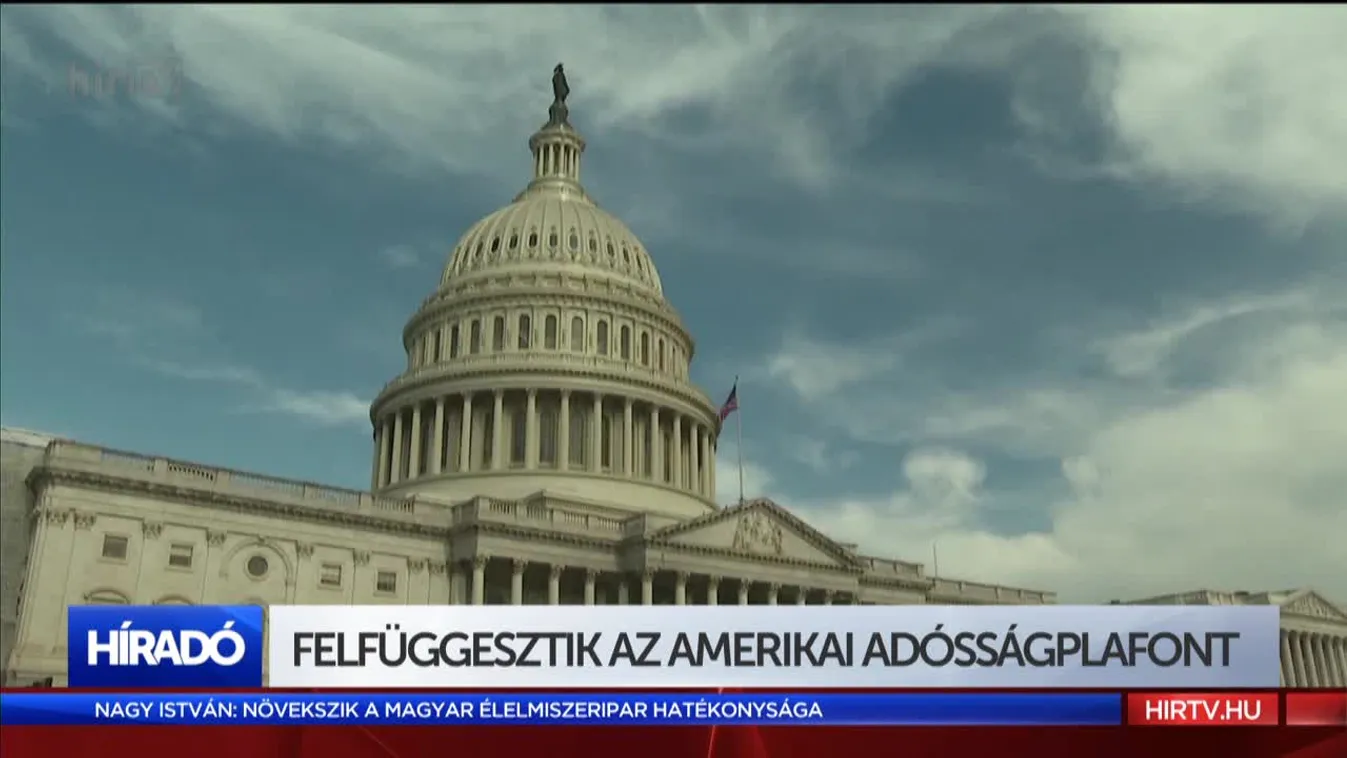 Felfüggesztik az amerikai adósságplafont