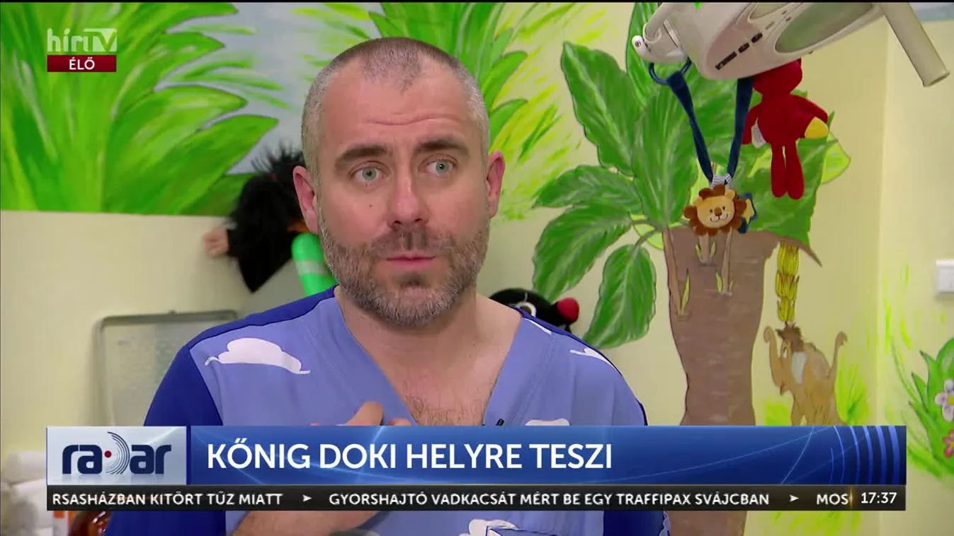 Radar - Dr. Kőnig Róbert gyermeksebész küldetésének tekinti a betegtájékoztatás és az orvos beteg kapcsolat javítását az egészségügyben + videó