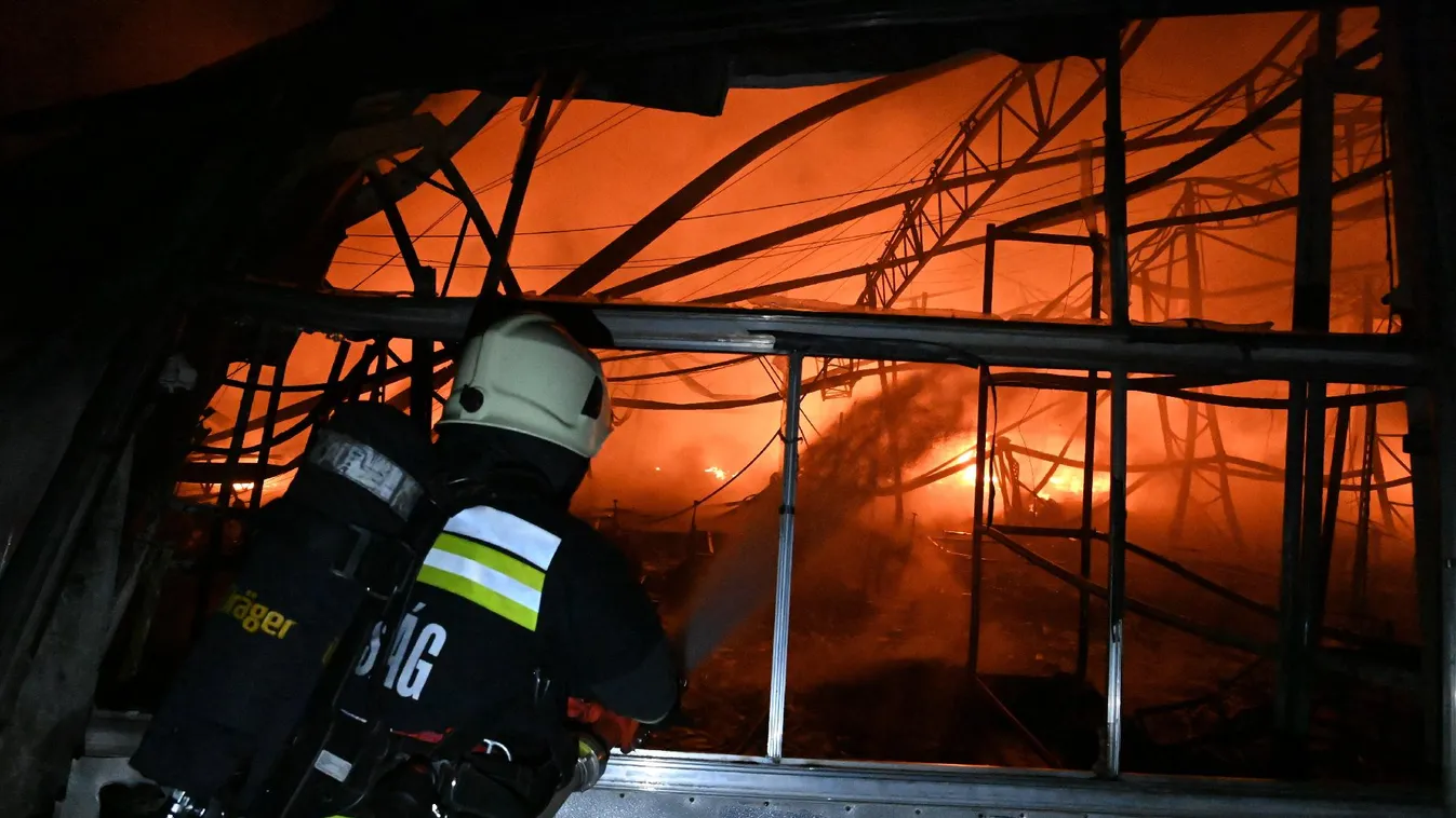 Leégett és megsemmisült egy kertészet a fővárosban + videó
