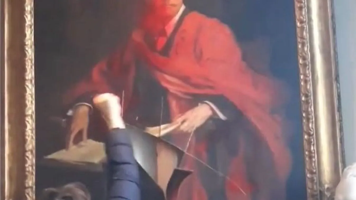 Mi lesz a szétszabdalt festmény sorsa? + videó